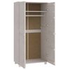 vidaXL Garderobe HAMAR hvit 89x50x180 cm heltre furu
