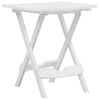vidaXL Sammenleggbart hagebord 44,5x38,5x50 cm hvit