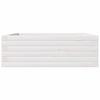 vidaXL Plantekasse hvit 70x70x23 cm heltre furu