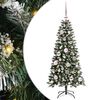 vidaXL Kunstig juletre Gr&oslash;nn 120 cm PVC, plast og st&aring;l