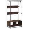 vidaXL Garderobe brun eik 90x50x180 cm konstruert tre