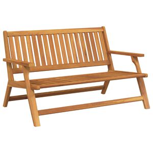 vidaXL Avslapningsbenk Brun 122 x 78 x 73 cm Solid akasietre