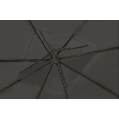 vidaXL Paviljong med tak 3x4 m mørkegrå