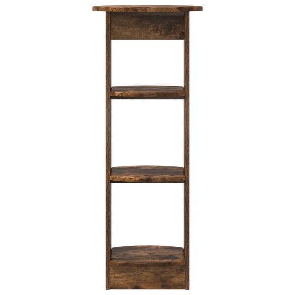 vidaXL Sideskap R&oslash;kt Eik 40 x 40 x 100 cm Konstruert tre