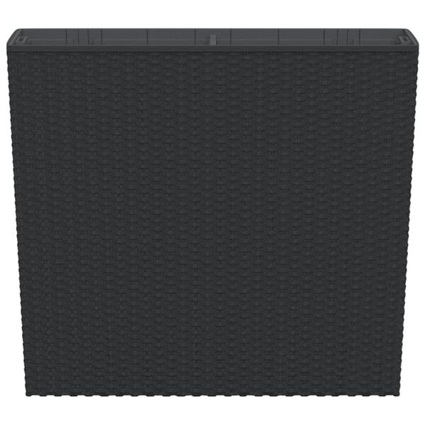 vidaXL Plantekasse med avtakbar potte antrasitt 12 / 44 L PP rotting