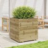 vidaXL Plantekasse 70x70x72,5 cm impregnert furu