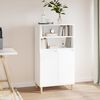 vidaXL Highboard hvit 60x36x110 cm konstruert tre