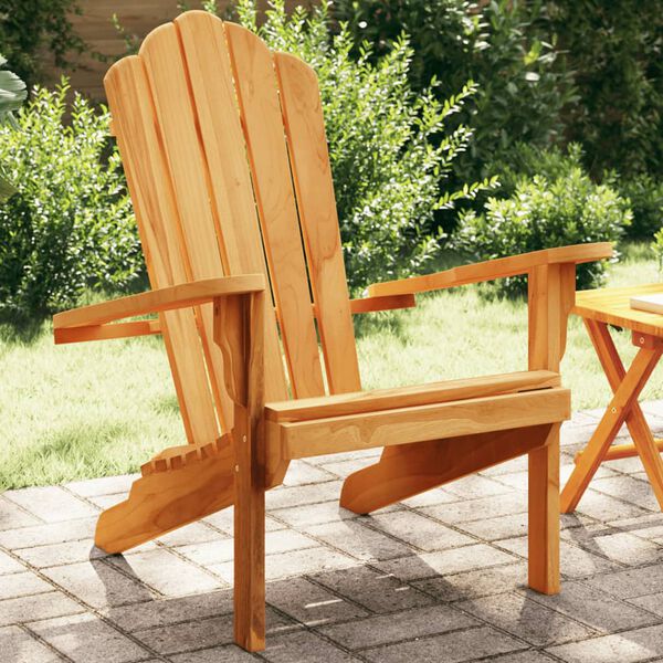 vidaXL Adirondack hagestol 77x78x95 cm heltre teak