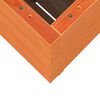 vidaXL Plantekasse voksbrun 50x50x72,5 cm heltre furu