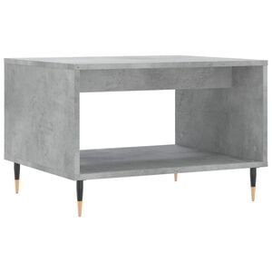 vidaXL Salongbord betonggr&aring; 60x50x40 cm konstruert tre