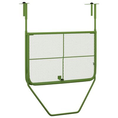 vidaXL Balkongbord grønn 60x40 cm stål