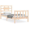 vidaXL Sengeramme uten madrass 90x200 cm heltre furu