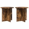vidaXL Planteholder 2 stk. R&oslash;kt Eik 40 x 40 x 40 cm Konstruert tre