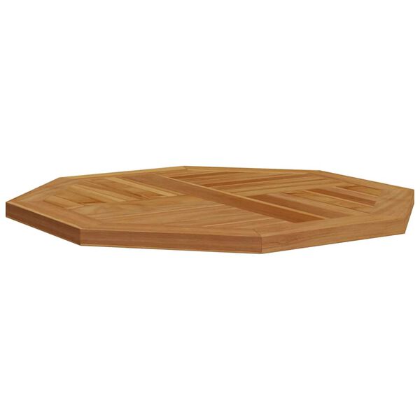 vidaXL Bordplate 60x60x2,5 cm &aring;ttekantet heltre teak