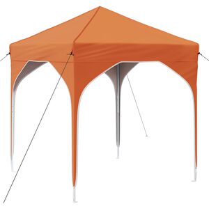 vidaXL Pop-up Festtelt 194 x 194 x 245 cm Oransje