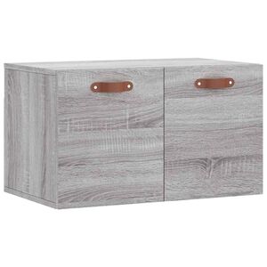 vidaXL Veggskap gr&aring; sonoma 60x36,5x35 cm konstruert tre