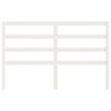 vidaXL Sengegavl hvit 166x4x100 cm heltre furu