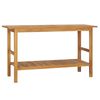 vidaXL Servantskap for bad heltre teak 132x45x75 cm