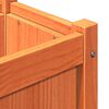 vidaXL Plantekasser 2 stk brun heltre furu