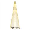 vidaXL LED juletre 285 cm 744 LED-lys Varmhvit Jern Svart