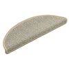 vidaXL Selvklebende trappematter sisal 30 stk 56x17x3 cm lysegrønn