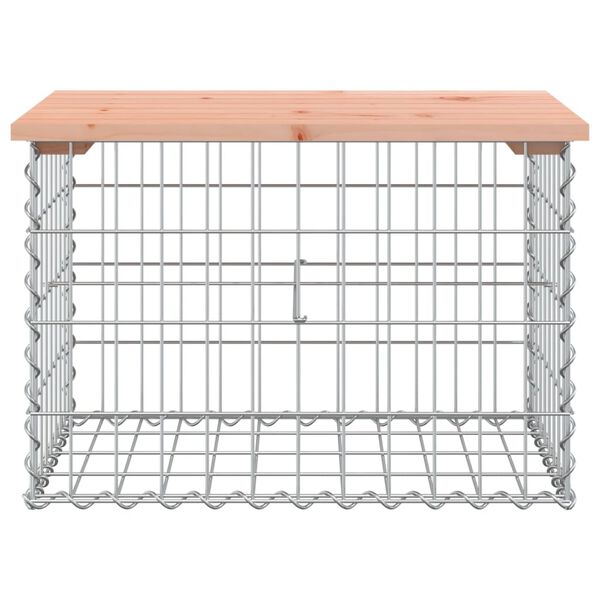 vidaXL Hagebenk gabiondesign 63x44x42 cm heltre douglasgran