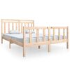 vidaXL Sengerammer Naturlig 160 x 200 cm Solid Pine Wood