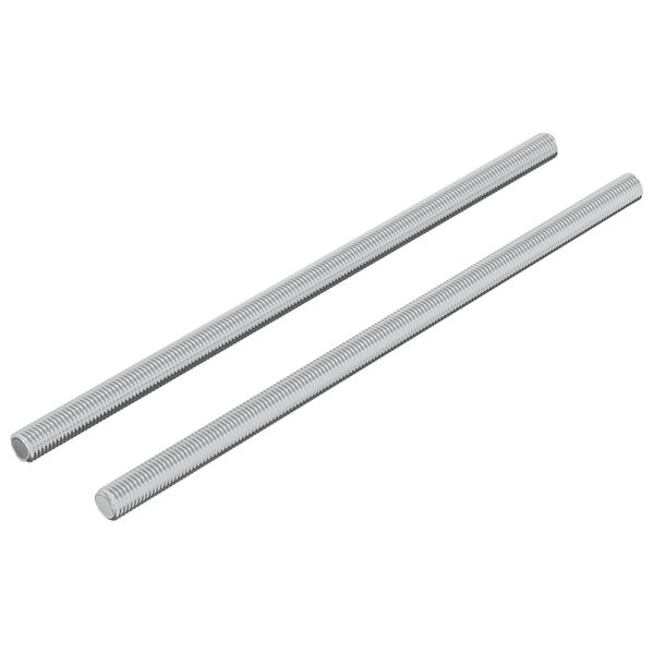 vidaXL Gjengestang 2 pcs s&oslash;lv 6 x 135 mm St&aring;l