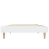vidaXL Sengeramme hvit 75x190 cm konstruert tre