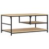 vidaXL Salongbord sonoma eik 90x49x40 cm konstruert tre