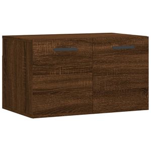 vidaXL Veggskap brun eik 60x36,5x35 cm konstruert tre