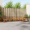 vidaXL Utend&oslash;rs sofa-sett 5 pcs Naturlig Solid akasietre