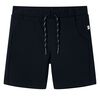 Barneshorts med snor marinebl&aring; 128