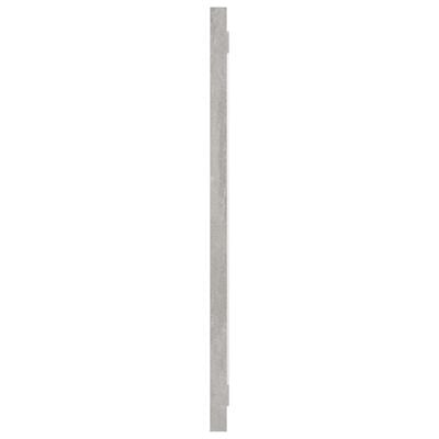 vidaXL Baderomsspeil betonggrå 100x1,5x37 cm sponplate