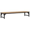 vidaXL Skjerm Stativ Artisan eik 85 x 23 x 15,5 cm Konstruert tre