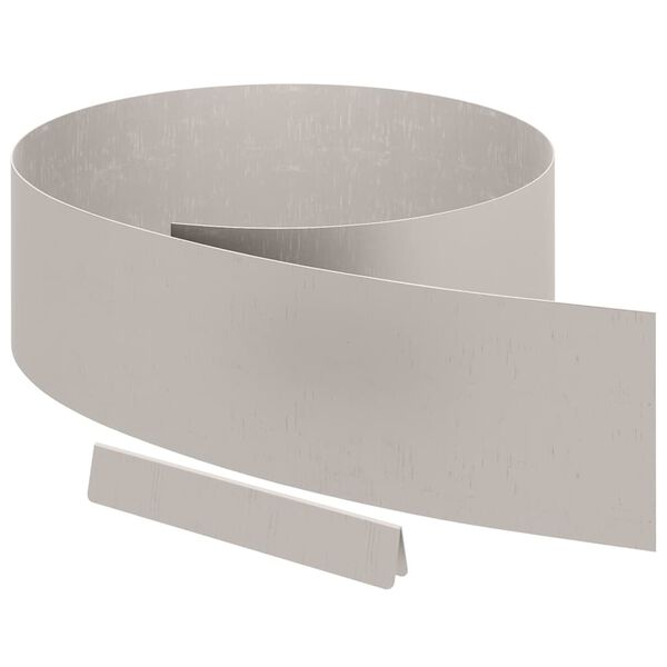 vidaXL Gjerdekant Rusten 450 x 0.05 x 15 cm Cortenst&aring;l