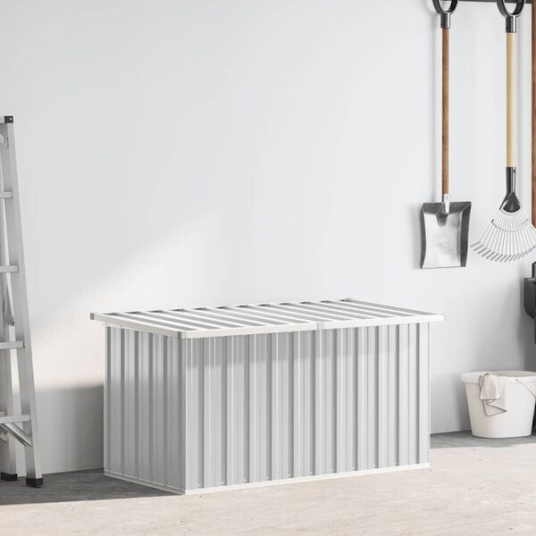 vidaXL Putekasse gr&aring; 129x67x65 cm