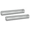 vidaxl R&oslash;ykerr&oslash;r 2 pcs &Oslash; 5 x 30 cm Rustfritt St&aring;l 304 S&oslash;lv