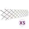 vidaXL Espaliergjerder selje 5 stk 180x60 cm