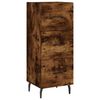 vidaXL Highboard r&oslash;kt eik 34,5x34x180 cm konstruert tre