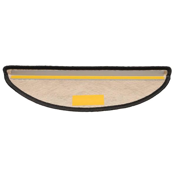 vidaXL Selvklebende trappematter sisal 30 stk 56x17x3 cm antrasitt