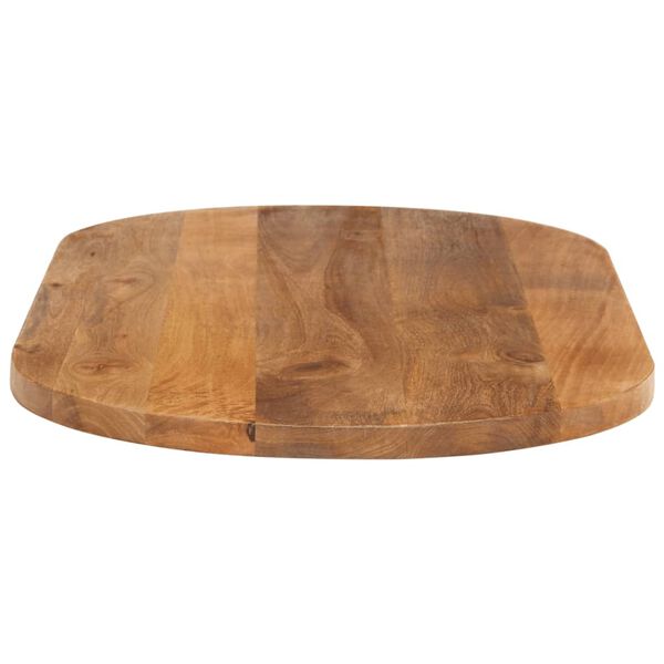 vidaXL Bordplate 110x50x2,5 cm oval heltre mango