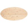 vidaXL Bordplate 90x45x2,5 cm heltre furu oval