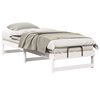 vidaXL Sengestamme Hvit 80 x 200 cm Massiv furu