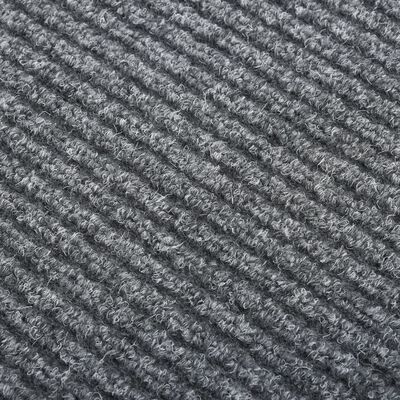 vidaXL Smussfangende teppeløper grå 100x400 cm