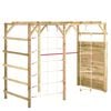 vidaXL Klatrestativ 240x100x170 cm heltre furu