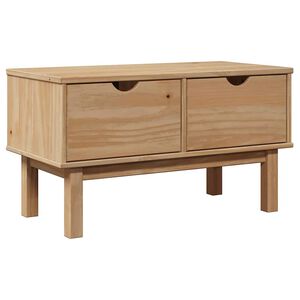 vidaXL Gangbenk OTTA 80x40x45 cm heltre furu