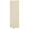 vidaXL Plastskap 40x43x164 cm tredesign hvit angora