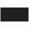 vidaXL Hage Spisegruppe 5 pcs Svart polyrotting