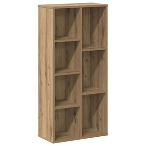 vidaXL Bokhylle artisan eik 50x25x105 cm konstruert tre